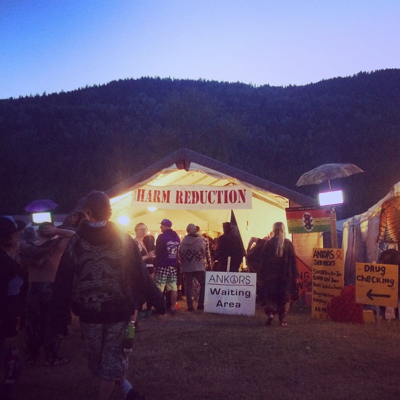 ANKORS tent at a festival